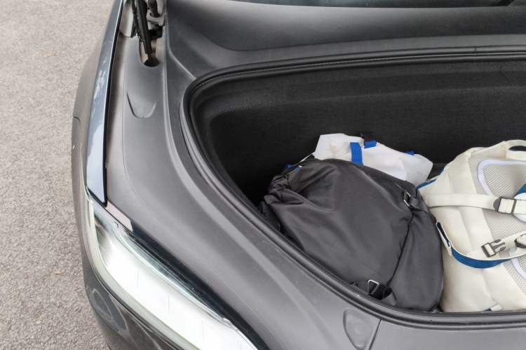 Used Tesla Model X 2019 Long-Range Version Engine Bay Right