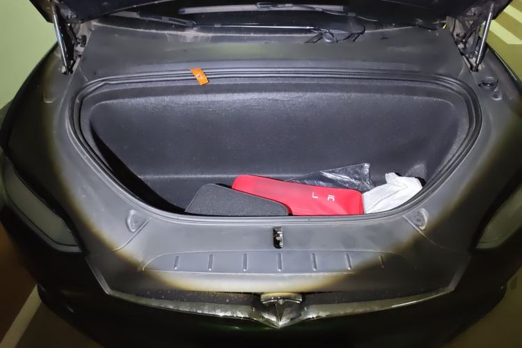 Used Tesla Model X 2019 Long-Range Version Engine Bay