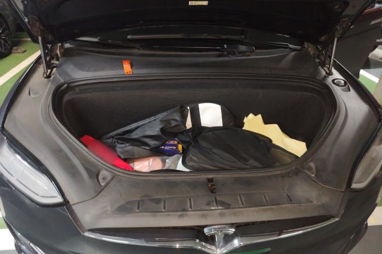 Used Tesla Model X 2019 Long-Range Version Engine Bay