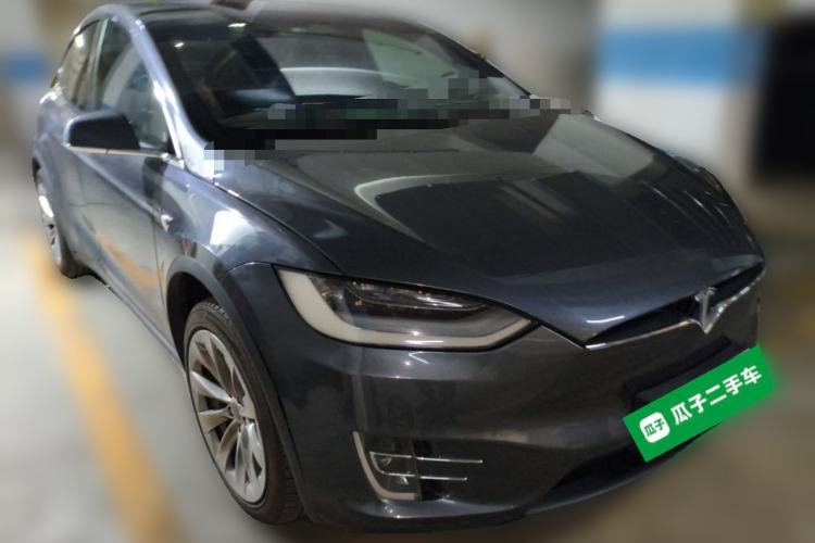 Used Tesla Model X 2019 Long-Range Version Front Right 45 Deg