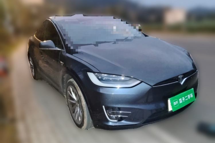 Used Tesla Model X 2019 Long-Range Version Front Right 45 Deg