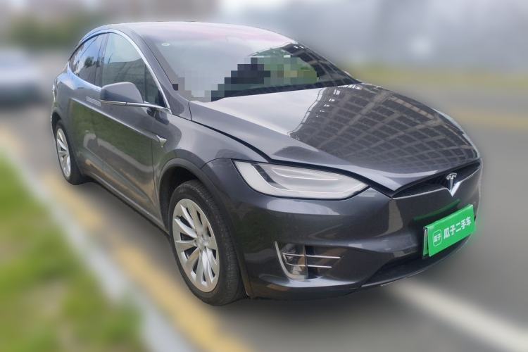 Used Tesla Model X 2019 Long-Range Version Front Right 45 Deg