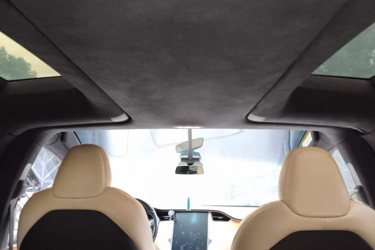 Used Tesla Model X 2019 Long-Range Version Headliner