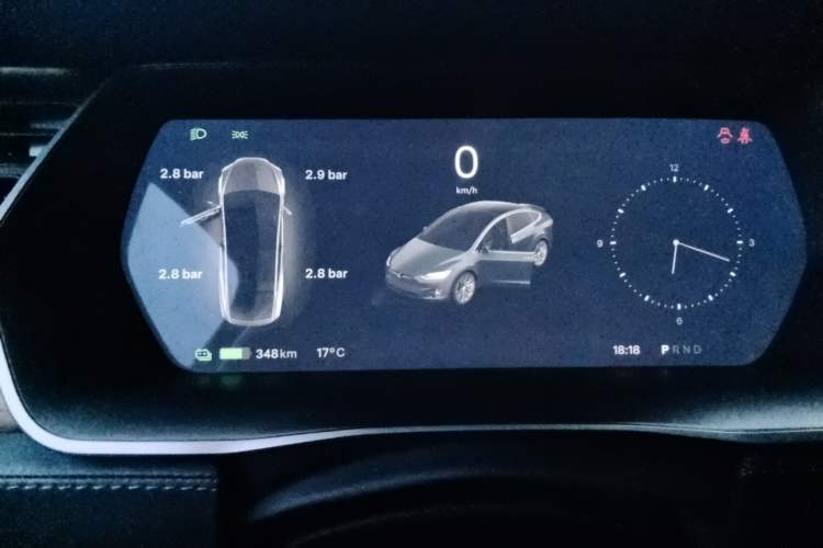 Used Tesla Model X 2019 Long-Range Version Instrument Cluster