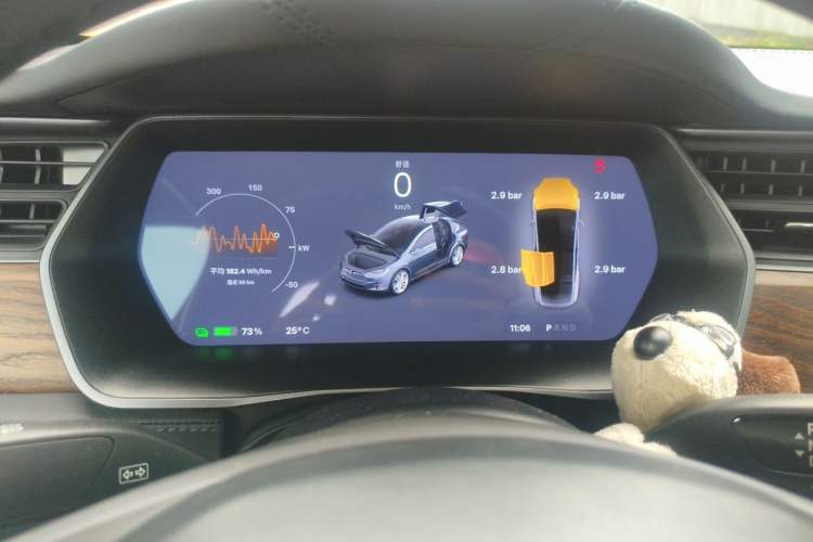 Used Tesla Model X 2019 Long-Range Version Instrument Cluster