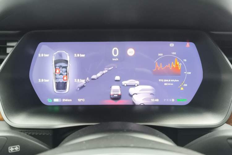 Used Tesla Model X 2019 Long-Range Version Instrument Cluster