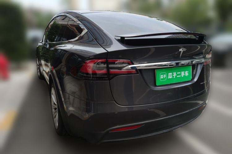 Used Tesla Model X 2019 Long-Range Version Rear Left 45 Deg