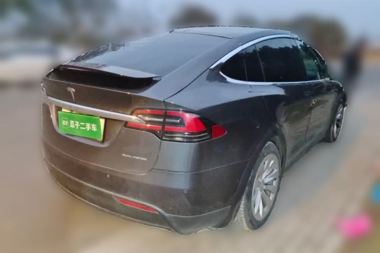 Used Tesla Model X 2019 Long-Range Version Rear Right 45 Deg