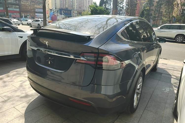 Used Tesla Model X 2019 Long-Range Version Rear Right 45 Deg