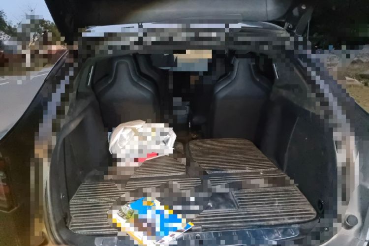Used Tesla Model X 2019 Long-Range Version Trunk