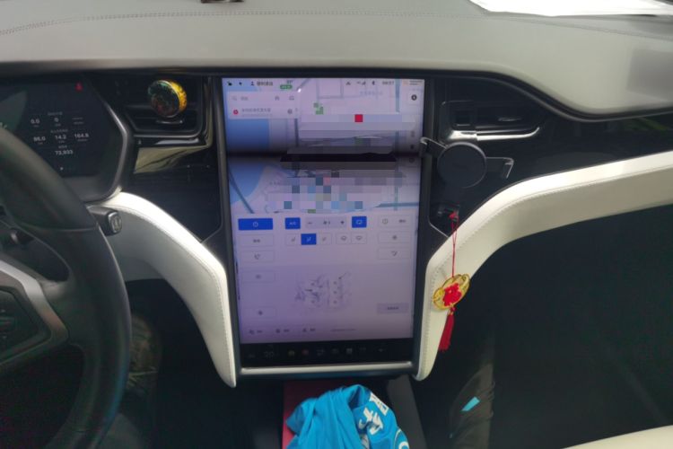 Used Tesla Model X 2019 Long-Range Version Audio And AC Panel