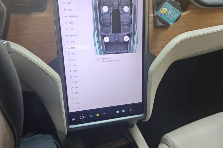Used Tesla Model X 2019 Long-Range Version Audio And AC Panel
