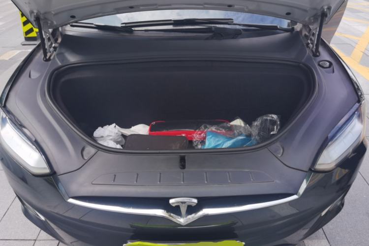 Used Tesla Model X 2019 Long-Range Version Engine Bay