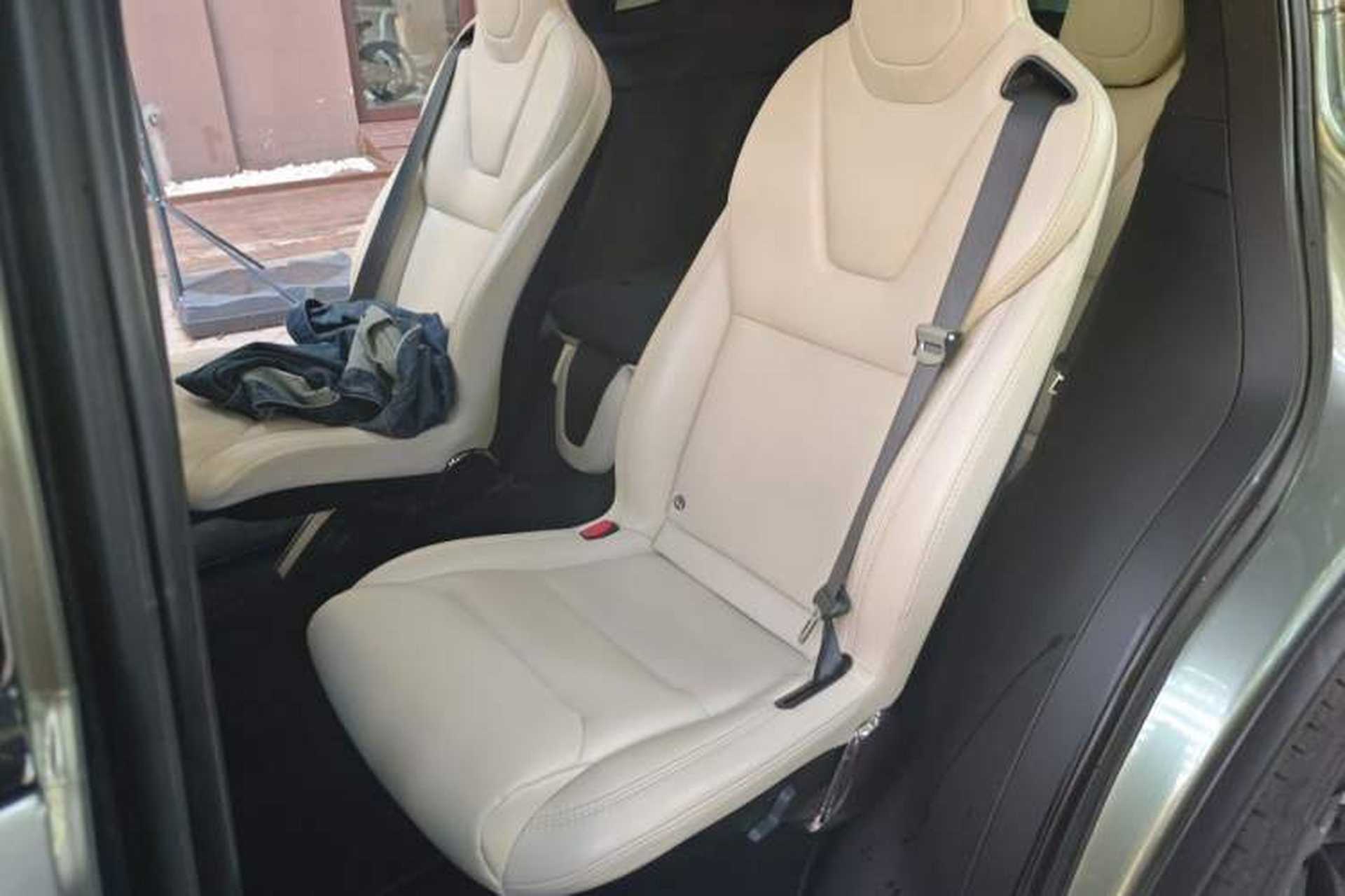 Used Tesla Model X 2019 Long-Range Version Left Rear Seat