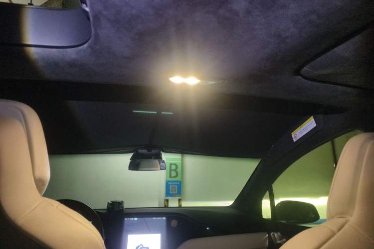 Used Tesla Model X 2019 Long-Range Version Headliner
