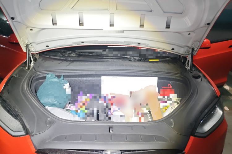 Used Tesla Model X 2019 Long-Range Version Engine Bay
