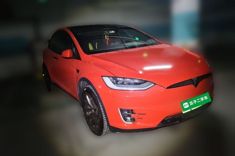 Used Tesla Model X 2019 Long-Range Version Front Right 45 Deg