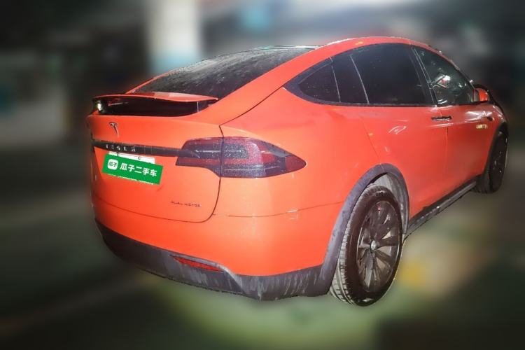 Used Tesla Model X 2019 Long-Range Version Rear Right 45 Deg
