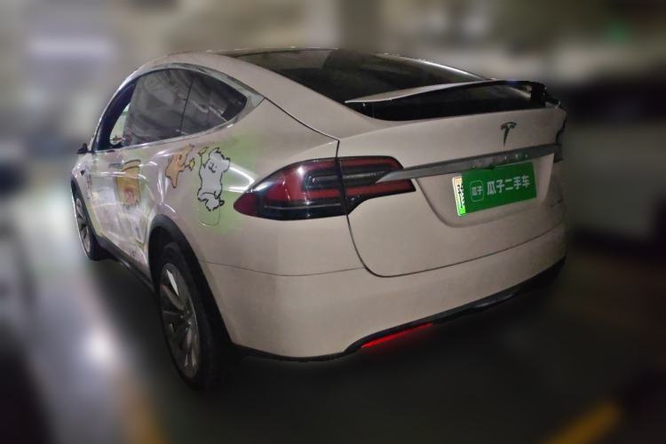Used Tesla Model X 2019 Long-Range Version Rear Left 45 Deg