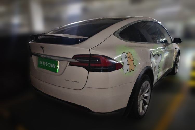 Used Tesla Model X 2019 Long-Range Version Rear Right 45 Deg