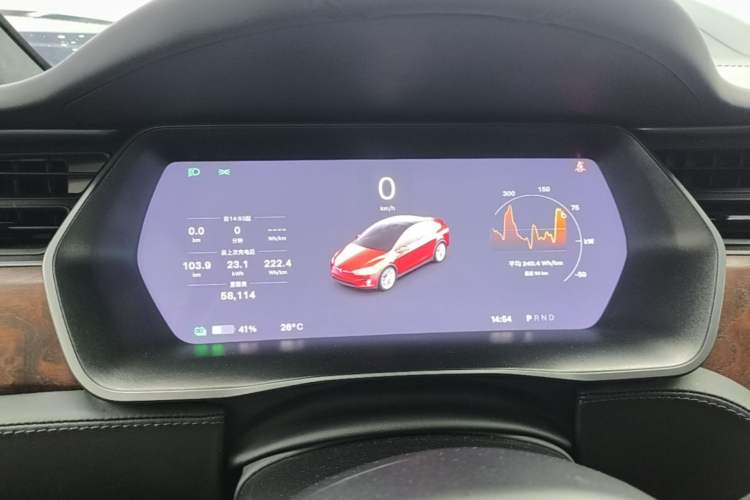 Used Tesla Model X 2019 Long-Range Version Instrument Cluster