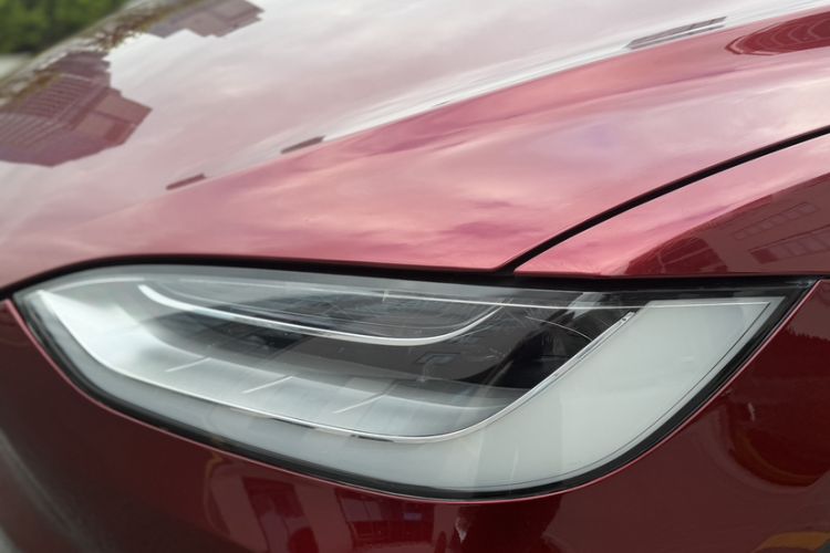 Used Tesla Model X 2019 Long-Range Version Left Front Headlight