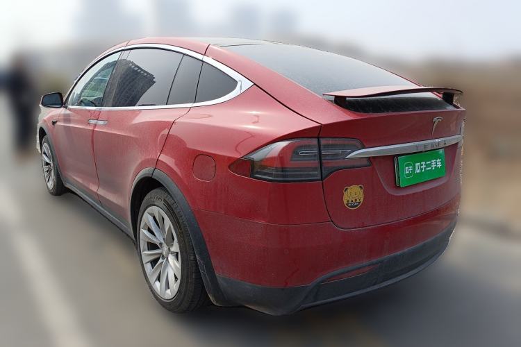 Used Tesla Model X 2019 Long-Range Version Rear Left 45 Deg