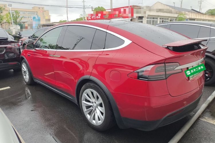 Used Tesla Model X 2019 Long-Range Version Rear Left 45 Deg