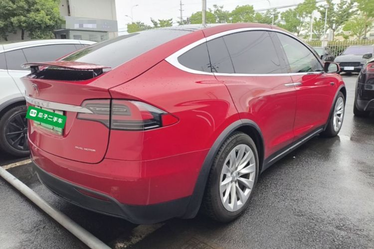 Used Tesla Model X 2019 Long-Range Version Rear Right 45 Deg