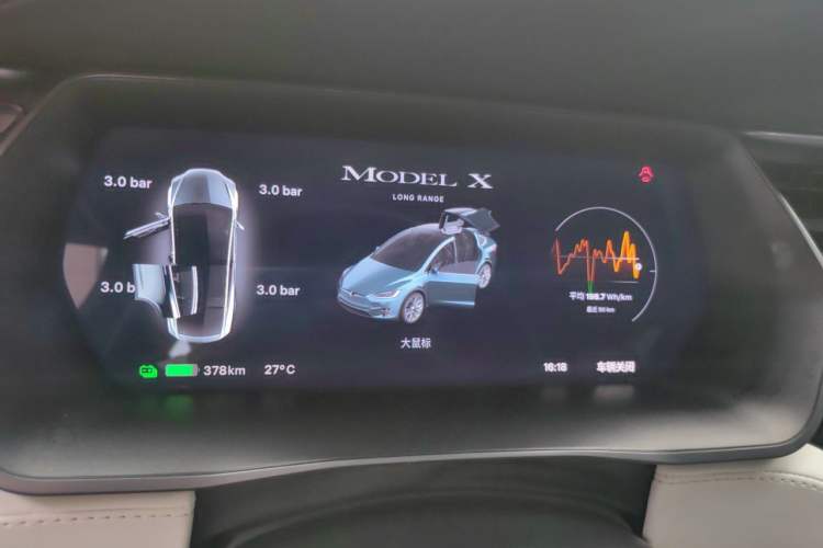 Used Tesla Model X 2019 Long-Range Version Instrument Cluster