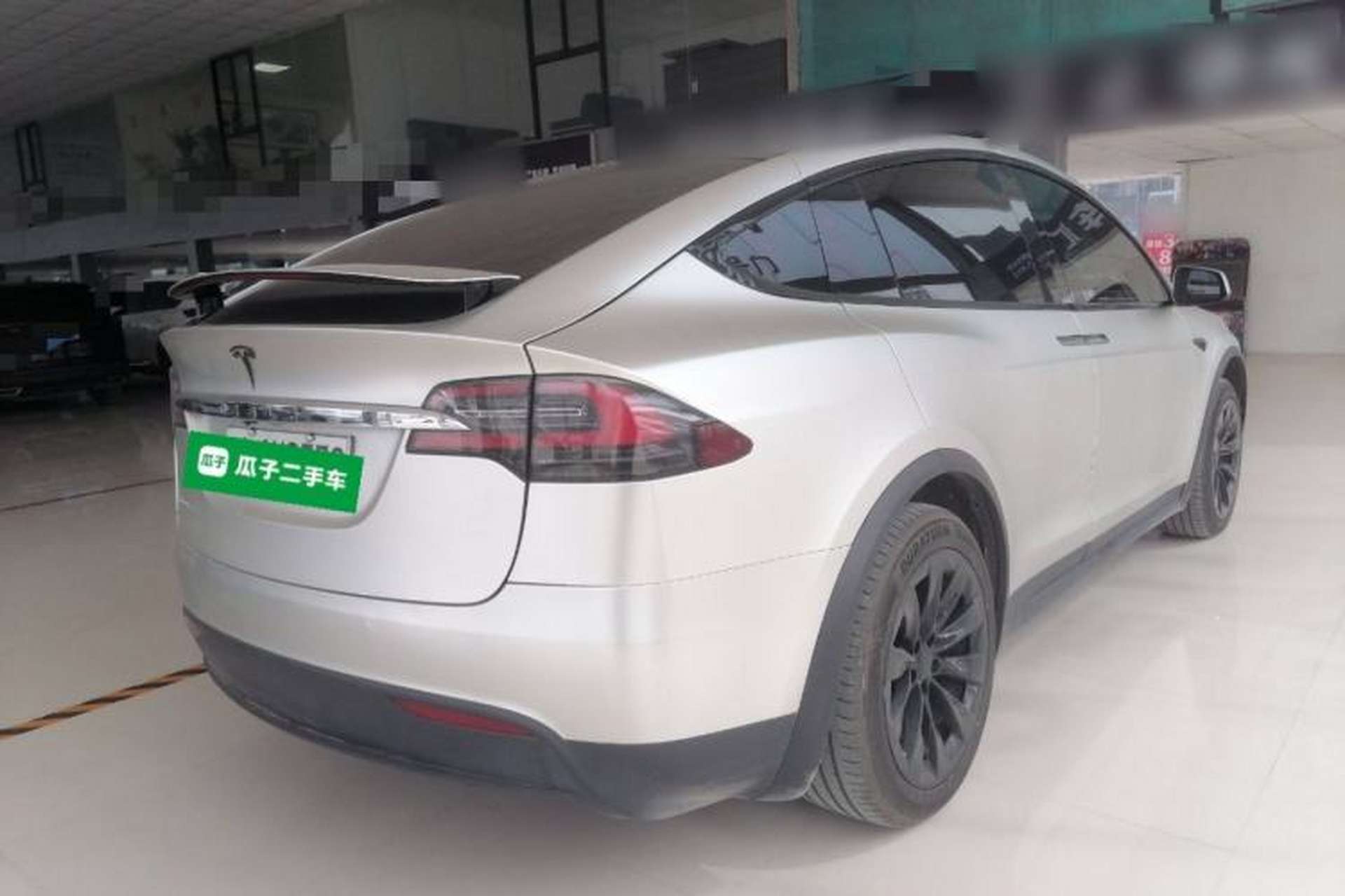 Used Tesla Model X 2019 Long-Range Version Rear Right 45 Deg