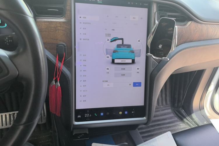Used Tesla Model X 2019 Performance High-Performance Edition Audio And AC Panel