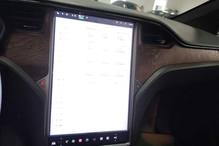 Used Tesla Model X 2019 Long-Range Version Audio And AC Panel