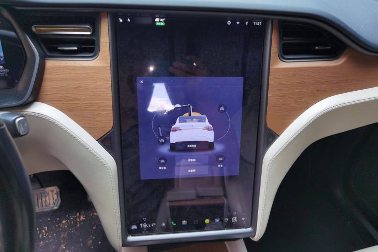 Used Tesla Model X 2019 Long-Range Version Audio And AC Panel