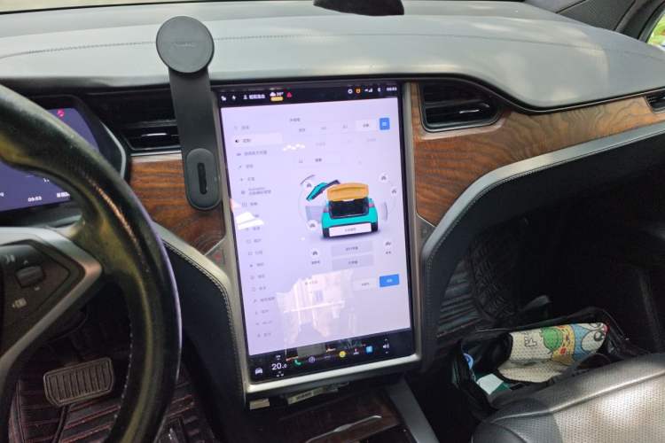 Used Tesla Model X 2019 Long-Range Version Audio And AC Panel