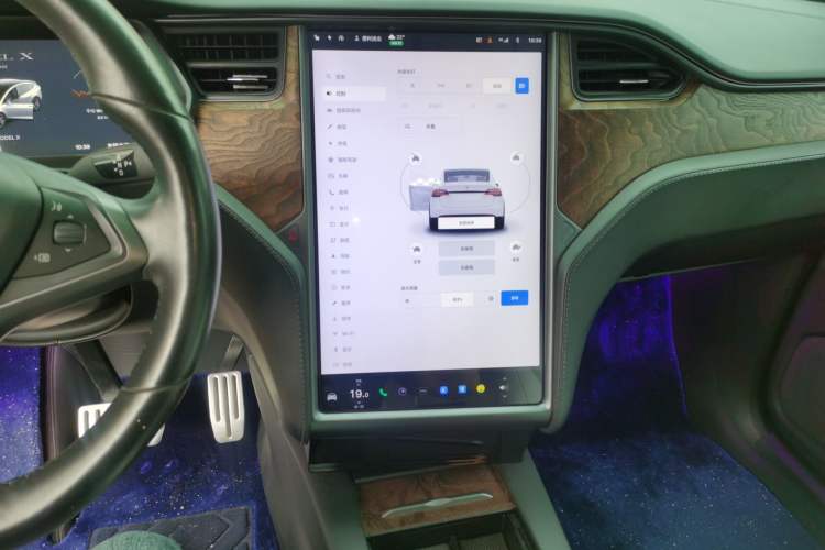 Used Tesla Model X 2019 Long-Range Version Audio And AC Panel