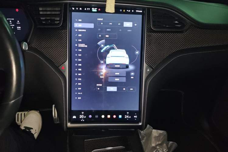 Used Tesla Model X 2019 Performance High-Performance Edition Audio And AC Panel