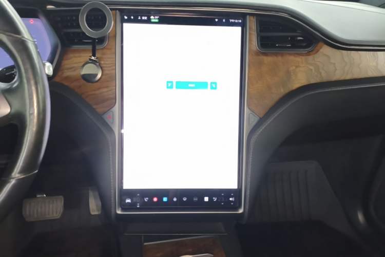 Used Tesla Model X 2019 Long-Range Version Audio And AC Panel