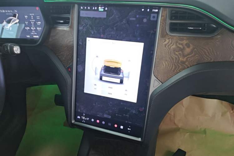 Used Tesla Model X 2019 Long-Range Version Audio And AC Panel