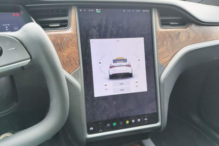 Used Tesla Model X 2019 Long-Range Version Audio And AC Panel