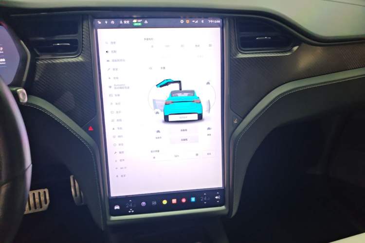 Used Tesla Model X 2019 Performance High-Performance Edition Audio And AC Panel