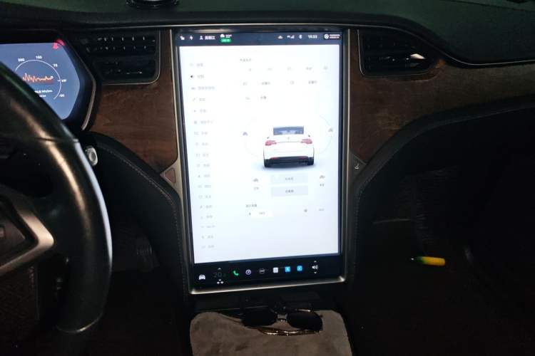Used Tesla Model X 2019 Long-Range Version Audio And AC Panel