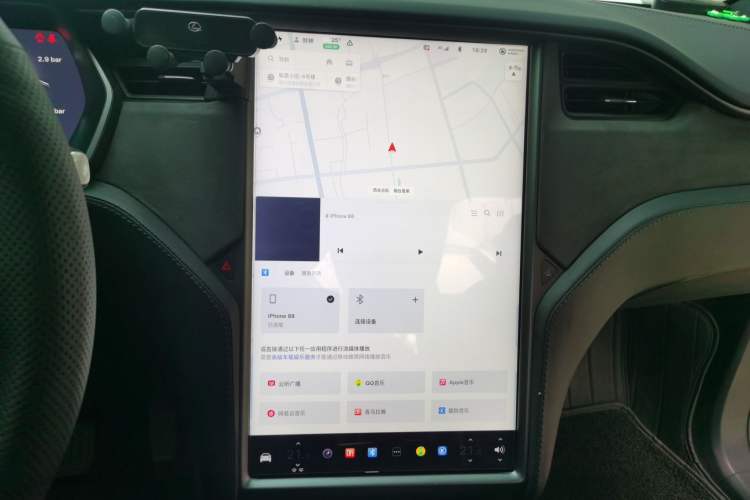 Used Tesla Model X 2019 Long-Range Version Audio And AC Panel