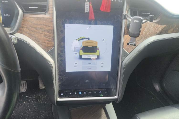Used Tesla Model X 2019 Long-Range Version Audio And AC Panel