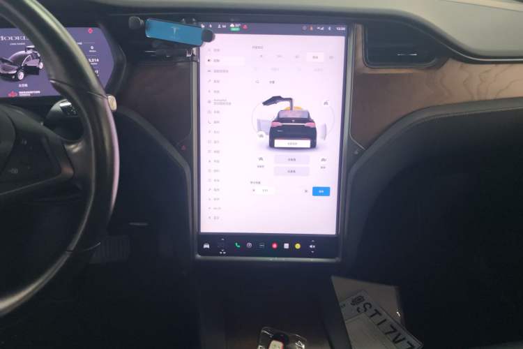 Used Tesla Model X 2019 Long-Range Version Audio And AC Panel