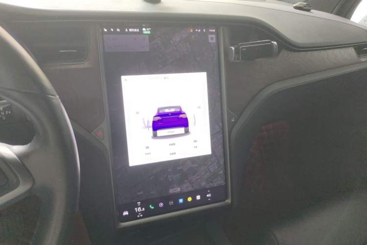 Used Tesla Model X 2019 Long-Range Version Audio And AC Panel
