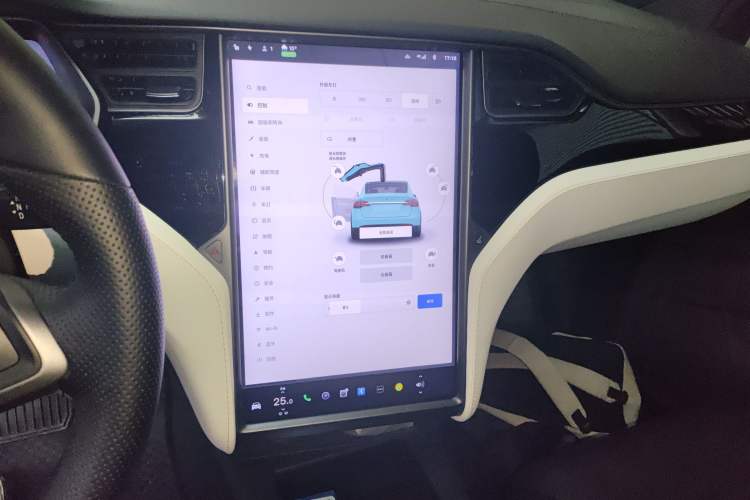 Used Tesla Model X 2019 Long-Range Version Audio And AC Panel