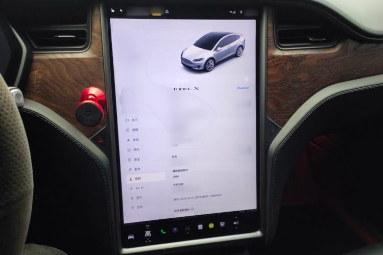 Used Tesla Model X 2019 Long-Range Version Center Console