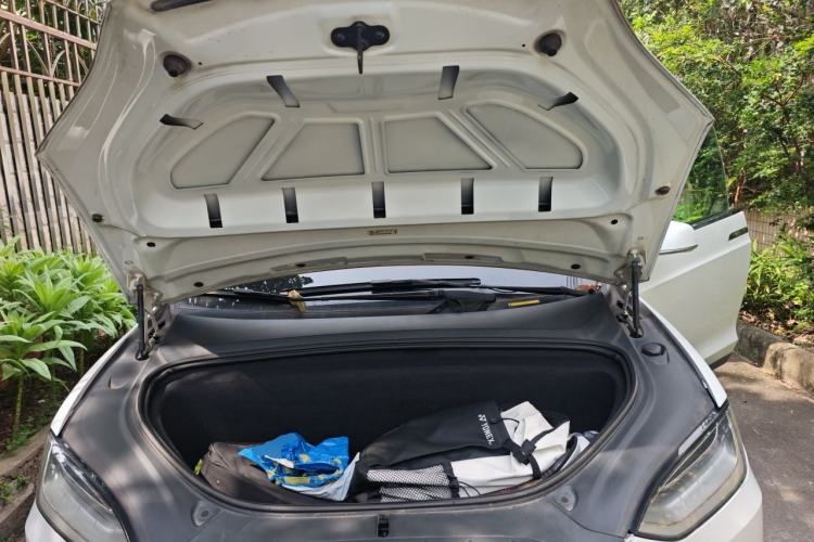 Used Tesla Model X 2019 Long-Range Version Engine Bay