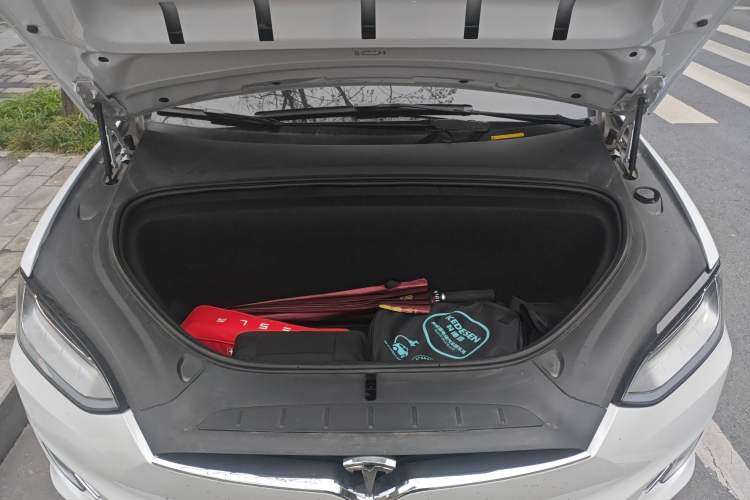 Used Tesla Model X 2019 Long-Range Version Engine Bay
